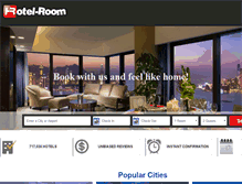 Tablet Screenshot of hotel-room.com
